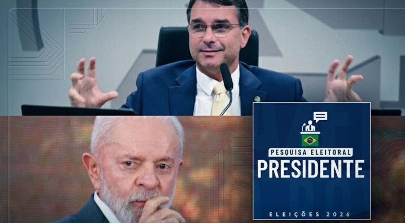 Flávio Bolsonaro vence Lula em 2º turno e surpreende eleitorado