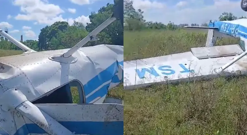 Avião monomotor cai perto do Aeroclube e deixa vítimas em Manaus