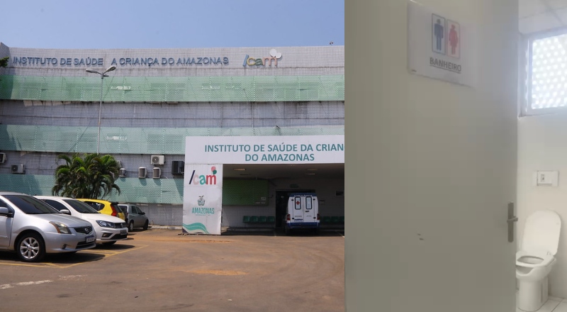 Denúncia: banheiro imundo do ICAM expõe homens e mulheres