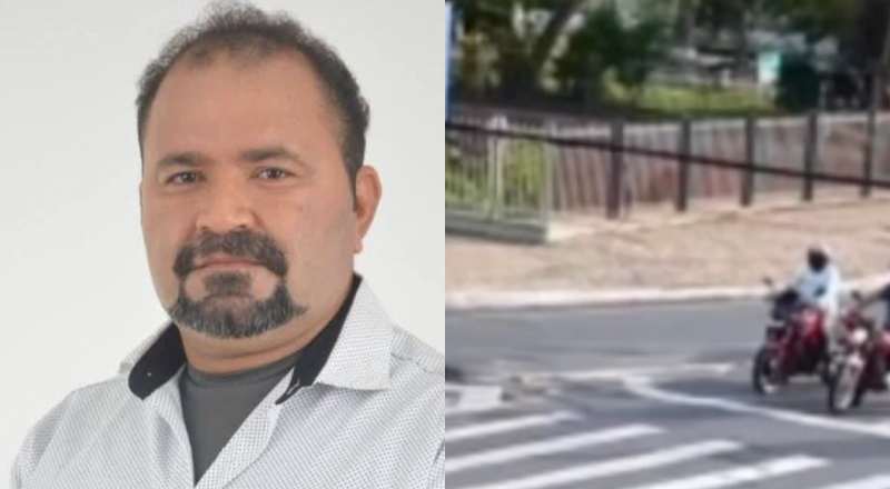 Vídeo mostra momento em que candidato a deputado estadual é atropelado