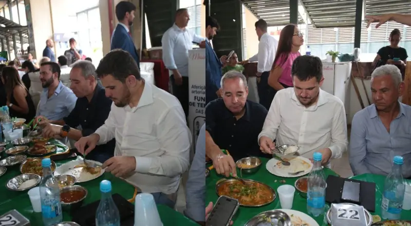 Compromisso com Manaus e valorização do Centro: almoço no mercado