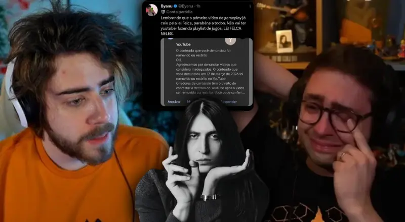 ECA Neles!: Comunidade gamer usa Lei Felca contra youtubers