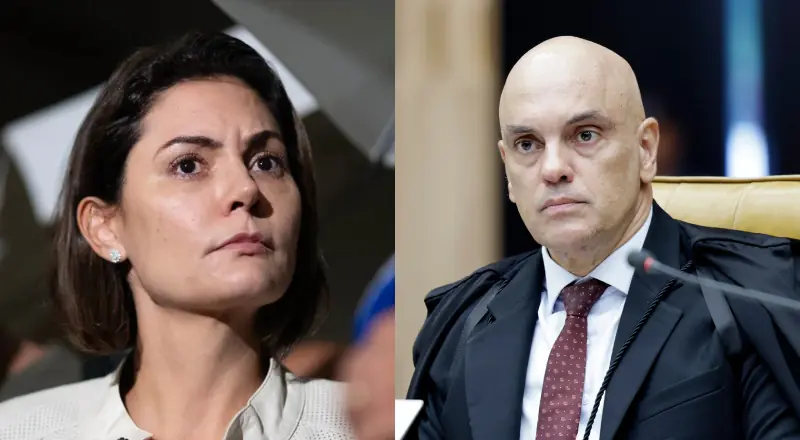 Michelle deve se reunir com Moraes sobre a situação de Bolsonaro