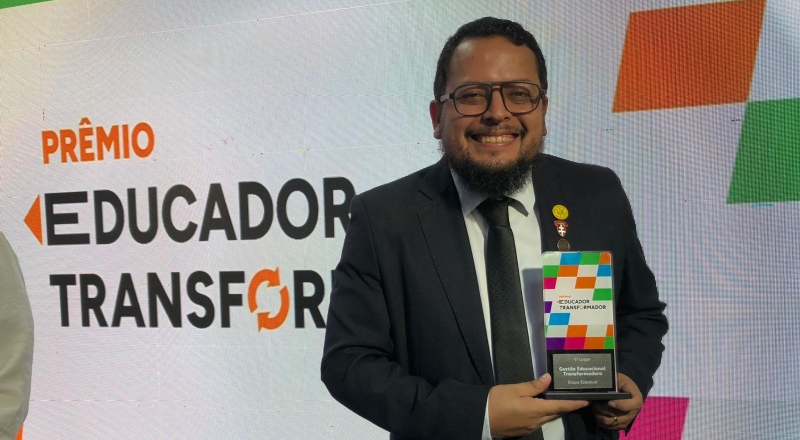 Diretor de escola da Prefeitura de Manaus ganha prêmio por inclusão