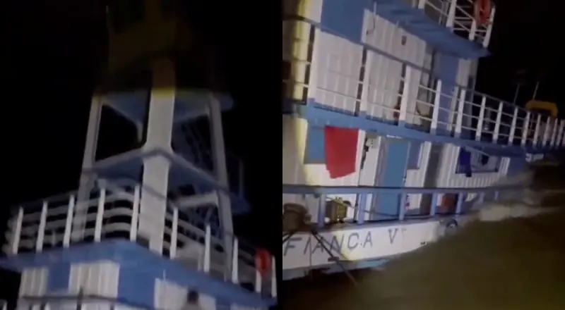 Pânico e desespero: naufrágio no Rio Amazonas em vídeo impactante