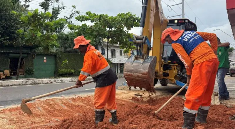 Prefeitura de Manaus reforça drenagem e combate alagamentos na zona Sul