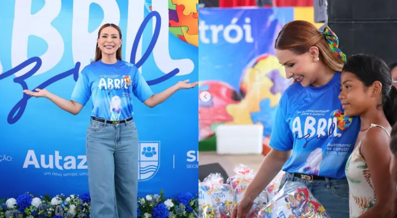 Primeira-dama de Autazes, Renata Pinheiro, promove inclusão no autismo