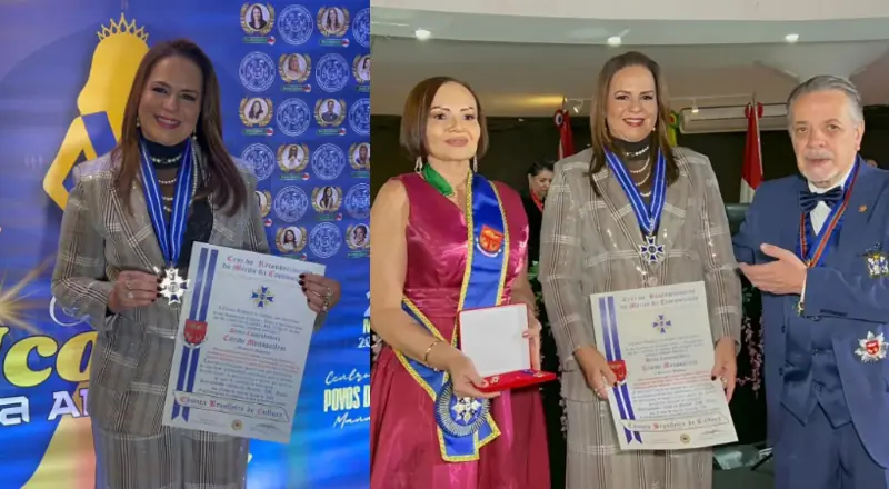 Do Amazonas para o Brasil: Cileide Moussallem brilha em honraria