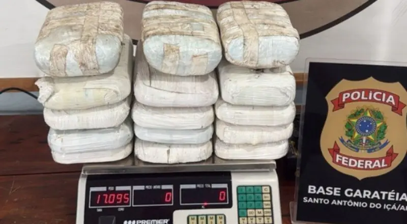 Polícia Federal apreende grande carga de drogas em embarcação rumo a Manaus