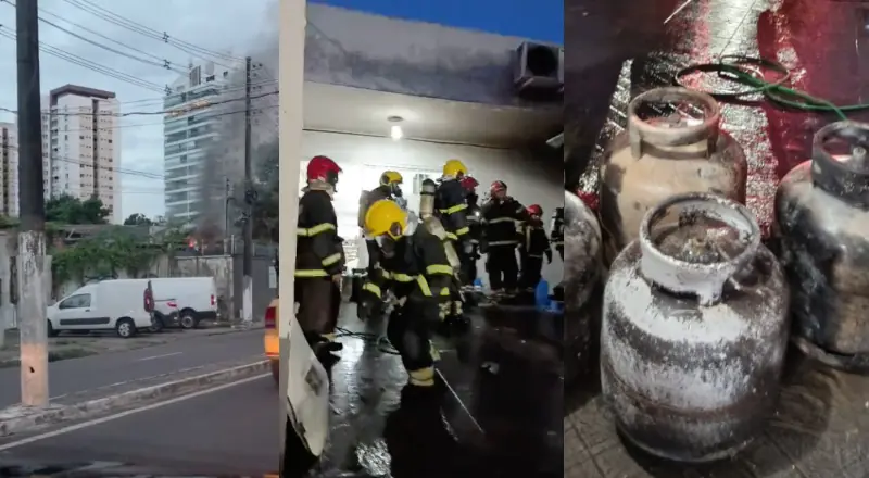 Bombeiros evitam o pior: heróis em incêndio de restaurante em Manaus