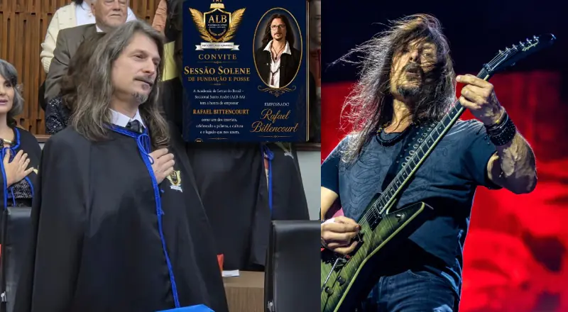 Rafael Bittencourt, guitarrista e compositor, é Imortal na ABL