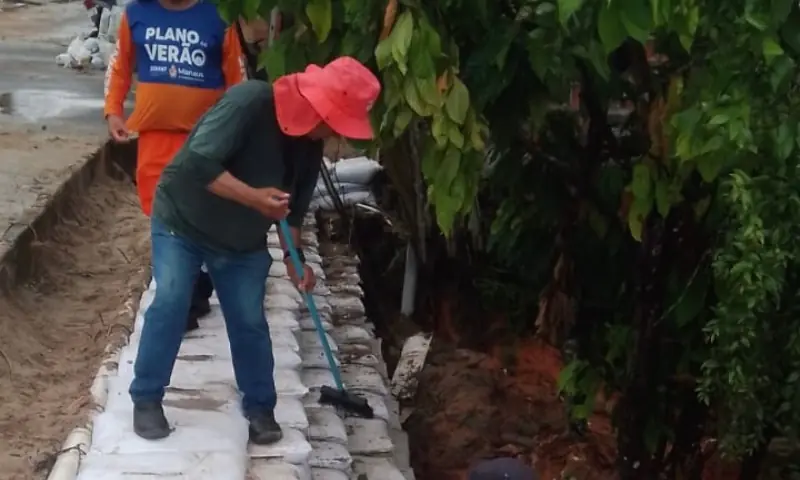 Prefeitura de Manaus avança com obra de contenção eficaz