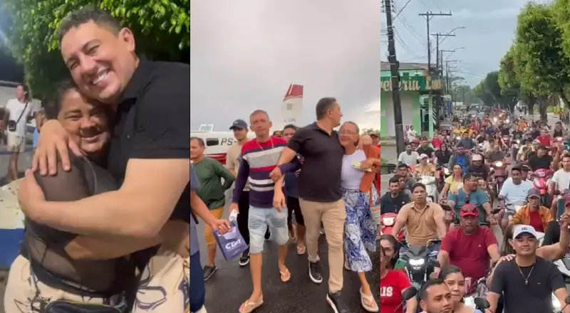 Simão Peixoto participa de comemorações do Dia do Trabalhador em Borba com apoio popular significativo