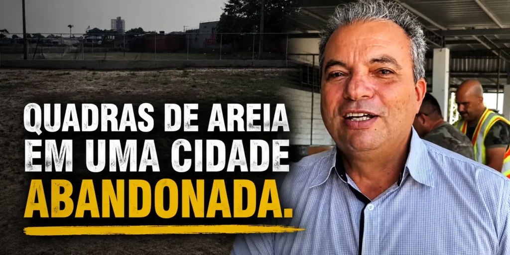 Enquanto moradores enfrentam lama e buracos, investimento em quadras