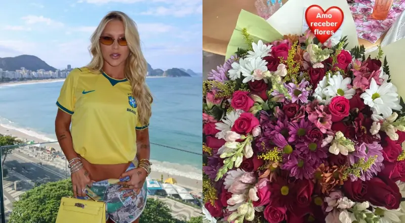 Virginia Fonseca recebe flores de admirador secreto e gera mistério