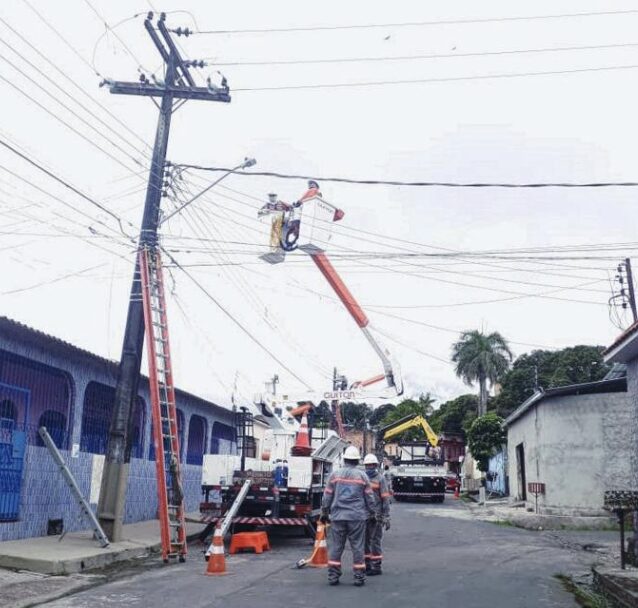 Manutenção na rede elétrica deixará quatro áreas de Manaus sem energia