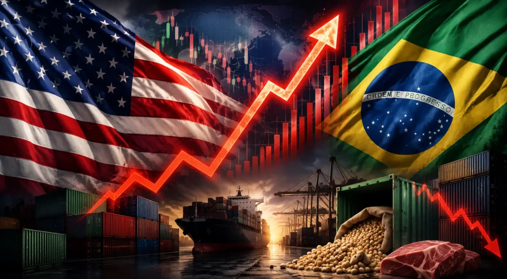 Pressão no mercado: Impacto da nova taxa de 12,5% nas exportações