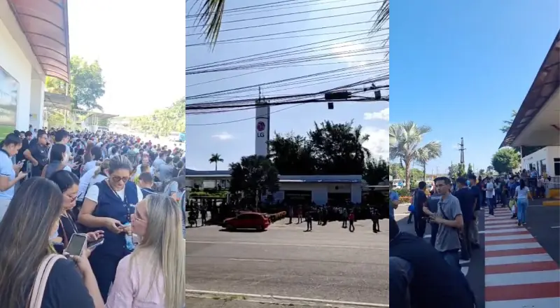 “O gás ainda tá forte!”: empresas evacuam funcionários em Manaus