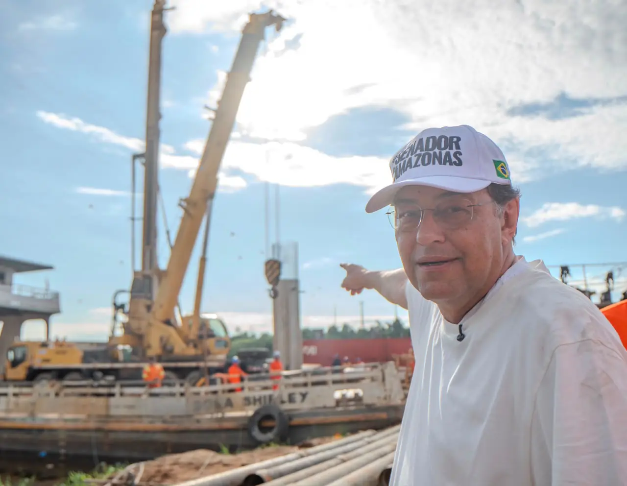 Eduardo Braga comemora decisão do STJ e avanço da Ponte do Abial
