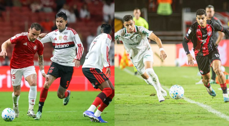 Brasileirão: Flamengo sem vencer e Palmeiras goleia Vitória