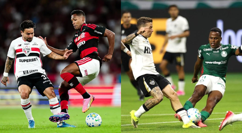 Brasileirão: São Paulo segura Flamengo e Palmeiras tem falhas