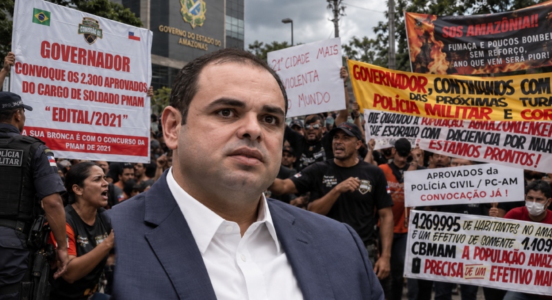 Chega de enrolação: protesto por convocações na Segurança Pública
