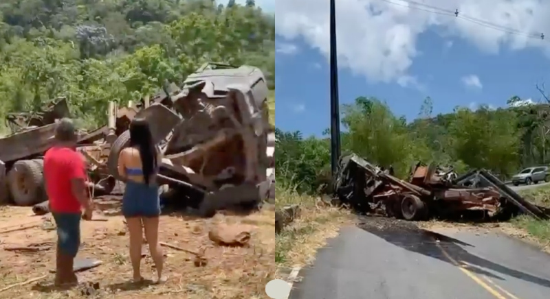 Caminhão desgovernado perde controle e provoca tragédia com mortes