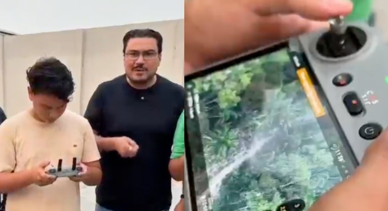 Em meio à fumaça sufocante, prefeito Thomé Neto age decisivamente