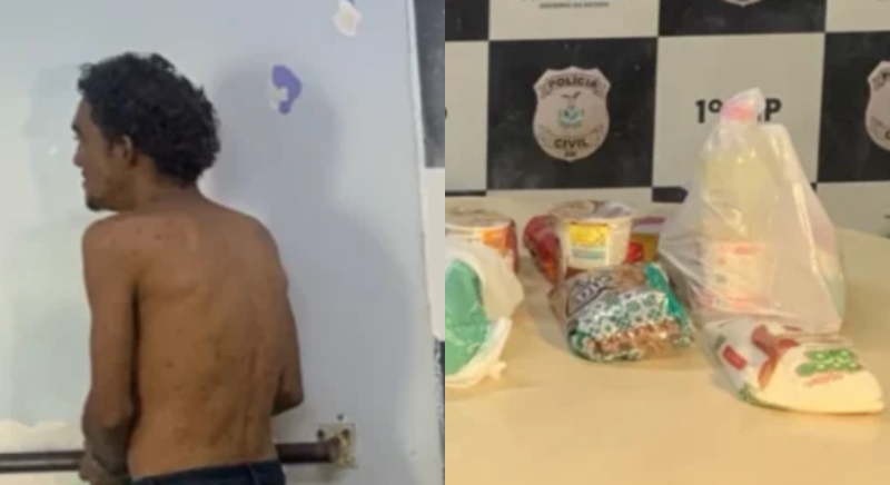 Homem que foi preso após furtar alimentos de igreja explica necessidade