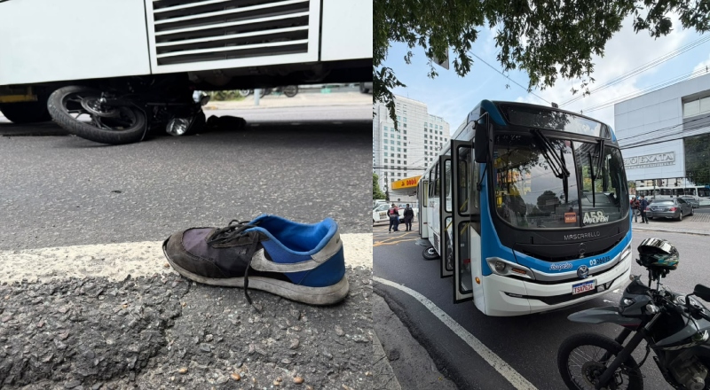 Gravíssimo: motoqueiro fica em estado grave após acidente em Adrianópolis