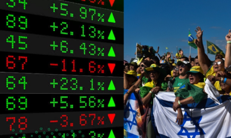 Ibovespa dispara e beira recorde histórico após resultados eleitorais