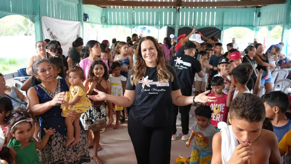 Dia das Crianças: Cileide Moussallem realiza festa solidária em comunidade do Tarumã-Açu